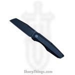 Vero Engineering - V-VAFL-DD$-FK-0047-S - Axon Mini Frame Lock - Folding Knife - DLC M390 Sheepsfoot - DLC Titanium - Black
