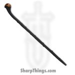 United Cutlery - UC2970 - Blackthorn Shillelagh Cane - Impact resistant faux wood cap- - Polypropylene - Black Brown