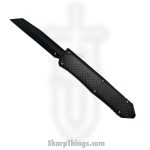 TakCom - BarracudaWDLC - Barracuda - OTF Auto - D2 DLC Wharncliffe - 6061 T6 w CF inlay - Black