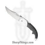 Cold Steel - CS62MB - Large Espada Lockback - Folding Knife - S35VN Satin Clip Point - G10 with 7075 Aluminum Bolsters and Frame - Black