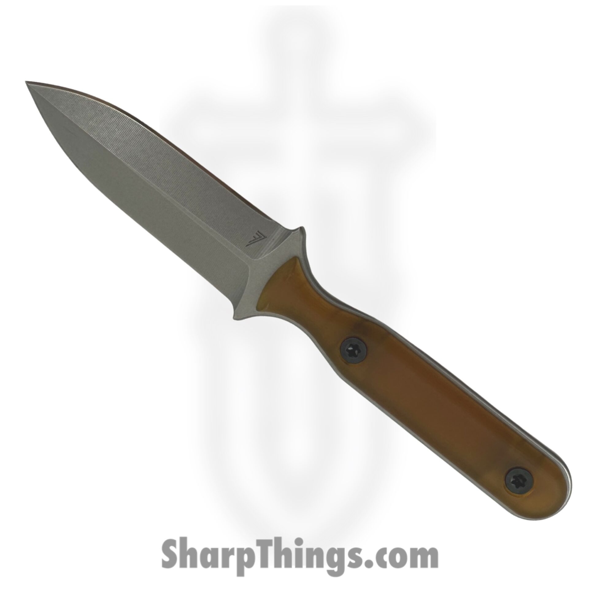 9b1589a7-6437-495d-bb2a-ca81eea11120_CEKdeSWultem_1.jpeg Compliance Edge - CEKdeSWultem - Dagger - Fixed Blade Knife - CPM 3V Stonewash Dagger - Ultem - Yellow - Image 1
