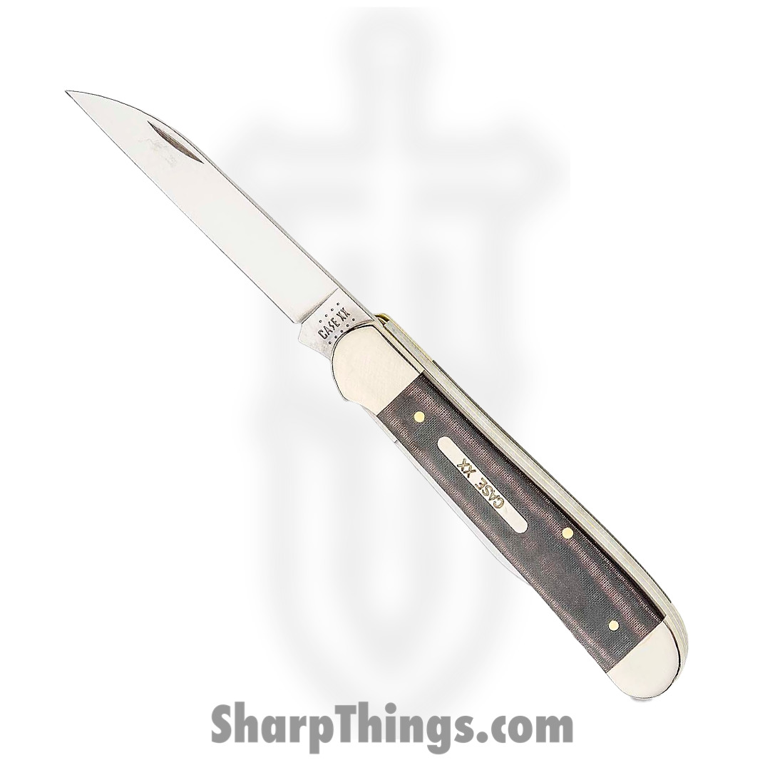 9b4994cb-691e-49e7-89e9-1bb6a34aaee3_CA27851_1.jpg Case Cutlery - CA27851 - Copperhead Wharncliffe and Pen Blade Folder - Folding Knife - Stainless Polished Wharncliffe - Micarta - Red/Black - Image 1