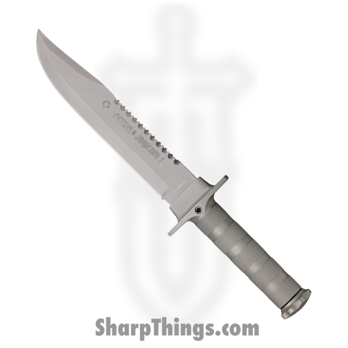 9b6b3c7c-31cf-4ae7-bca0-3a48d64a8047_AI16015_1.jpg AITOR - AI16015 - Jungle King I - Fixed Blade Knife - CMV Stainless Satin Sawback - Stainless - Gray - Image 1