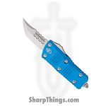 Microtech - 819-10BLS - Mini Troodon Signature Series - OTF Auto - 819-10BLS Mini Troodon Signature Series OTF Auto - 6061-T6 Aluminum - Blue