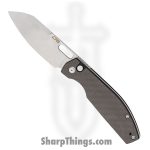 CJRB - J1929BCF - Ekko - Folding Knife - AR-RPM9 Stainless Stonewash Sheepsfoot - Carbon Fiber - Black