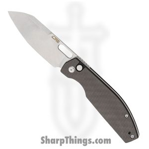 CJRB - J1929BCF - Ekko - Folding Knife - AR-RPM9 Stainless Stonewash Sheepsfoot - Carbon Fiber - Black