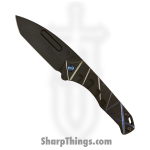 Medford Knife and Tool - MK2084PT-30OV-T2CP-Q4 - Prae Slim - Folding Knife - s45vn DLC Tanto - Titanium - "Laser Tag"