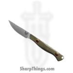 Benchmade - 15700-01 - Flyway - Fixed Blade Knife - CPM-S90V Satin Straight Back - G10 - OD Green