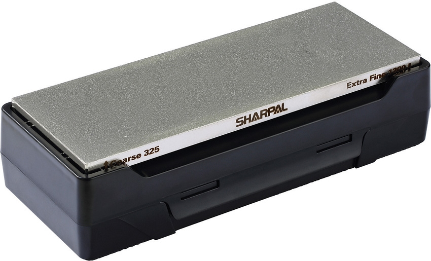 9cbb984c-df27-41ea-8255-bb867d58e620_SHP162N_1.jpg Sharpal - SHP162N - Dual-Grit Diamond Whetstone Knife Sharpener - Image 1