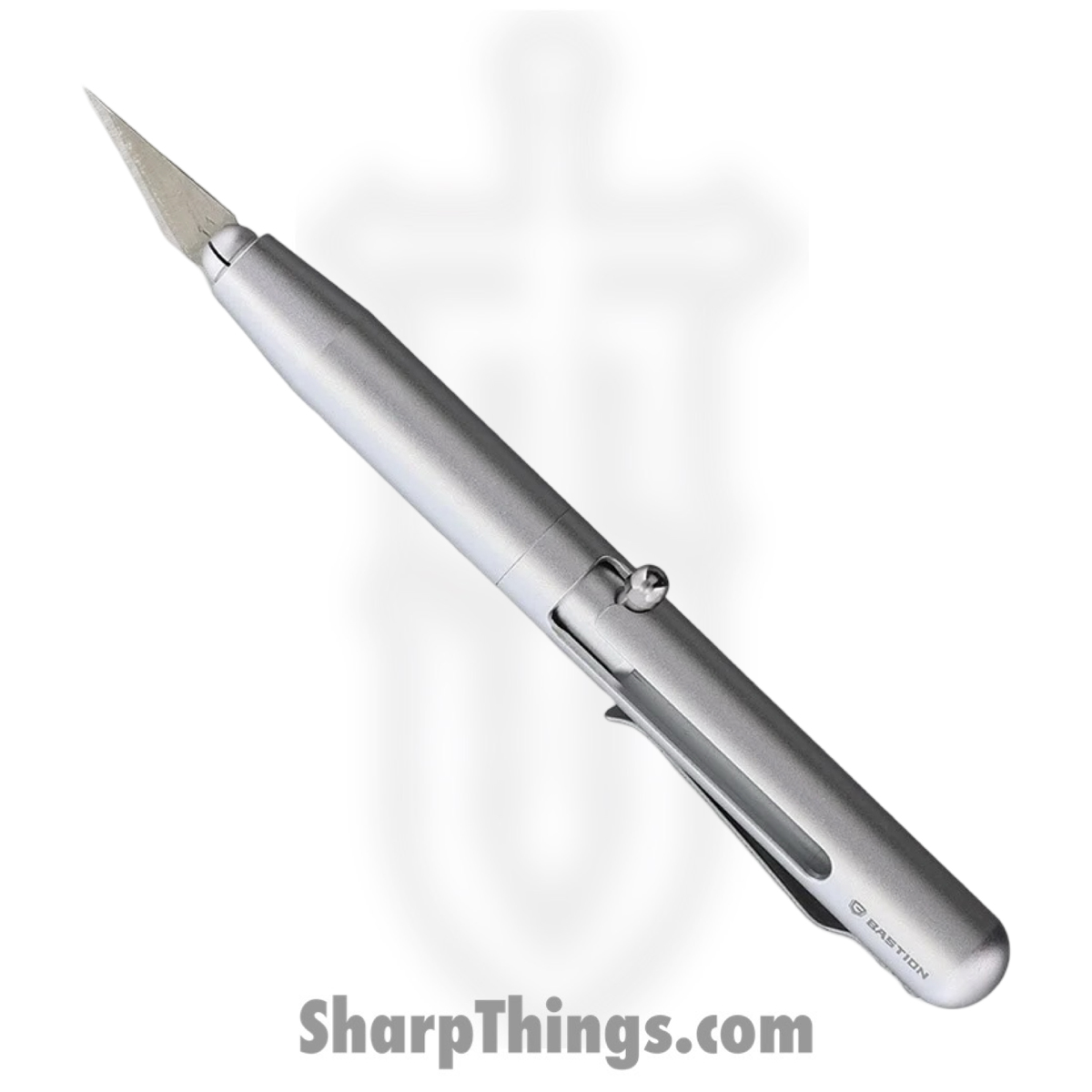 9d0c04f3-9d5e-4f05-a509-be073c786b76_BSTN255S_1.jpg Bastion - BSTN255S - Pen-Style Retractable Precision Blade - Aluminum - Gray - Image 1