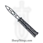 Kershaw - 4950TR - Balanza - Balisong - Stainless Steel BlackWash™ Drop Point - Stainless Steel - BlackWash™