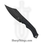 Takumitak - TKF210SW - Alert - Fixed Blade Knife - D2 Stonewash Clip Point - G10 - Black