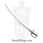 Cold Steel - CS88EITB - Talwar Sword - Fixed Blade Knife - 1090 HC Satin Sword - Brass - Bronze