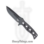 Benchmade - 375BK-1 - Adamas - Fixed Blade Knife - CPM CruWear Coated Drop Point - Skeletonized - Black