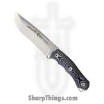 K25 Knives - RUI32554 - Jacob Tactical - Fixed Blade Knife - Stainless Satin Drop Point - G10 - Black