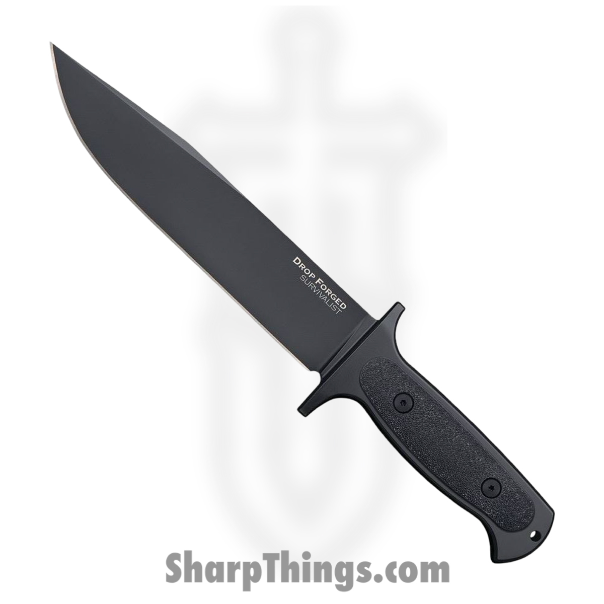9ffdb064-c49f-4f4e-9f5c-8130023671f3_CS36MH_1.jpg Cold Steel - CS36MH - Drop Forged Survivalist - Fixed Blade Knife - 52100 HC Coated Clip Point - G10 - Black - Image 1
