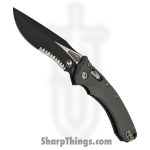 Microtech - 137RL-2FLNC - Amphibian - Folding Knife - M390MK Coated Drop Point - Aluminum - Natural