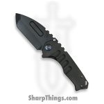 Medford Knife and Tool - MK0294PT-30PV-TFCF-BP - Genesis "T" - Folding Knife - S45VN PVD Tanto - PVD - Black