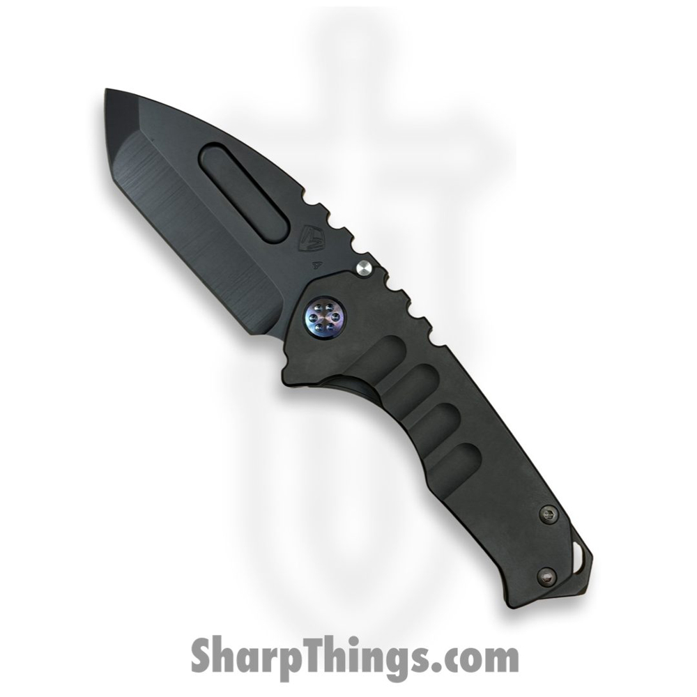 a010fb82-7e73-488c-92c0-120e29cbc26e_MK0294PT-30PV-TFCF-BP_1.jpg Medford Knife and Tool - MK0294PT-30PV-TFCF-BP - Genesis "T" - Folding Knife - S45VN PVD Tanto - PVD - Black - Image 1