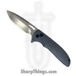 Latama Victoriam - LV-Yuuke-BL - Yuuke - CPM 20CV Stonewash Clip Point - Titanium - Blue