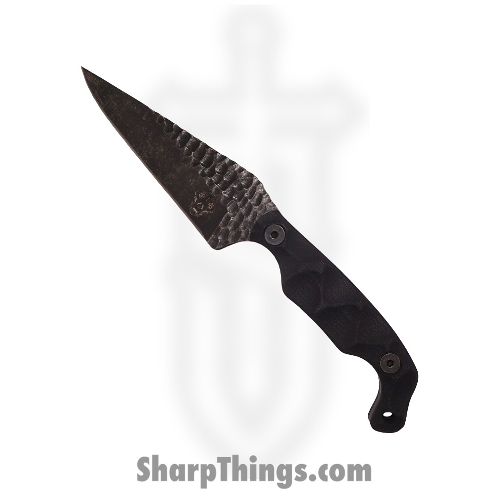 a0d03ed9-2ac1-42a7-90d0-66695de0fed1_B5-BLACK-G10_1.jpg Stroup Knives - B5-BLACK-G10 - Bravo 5 Full Tang Drop Point Fixed Blade Knife - 1095 G10 - Black - Image 1