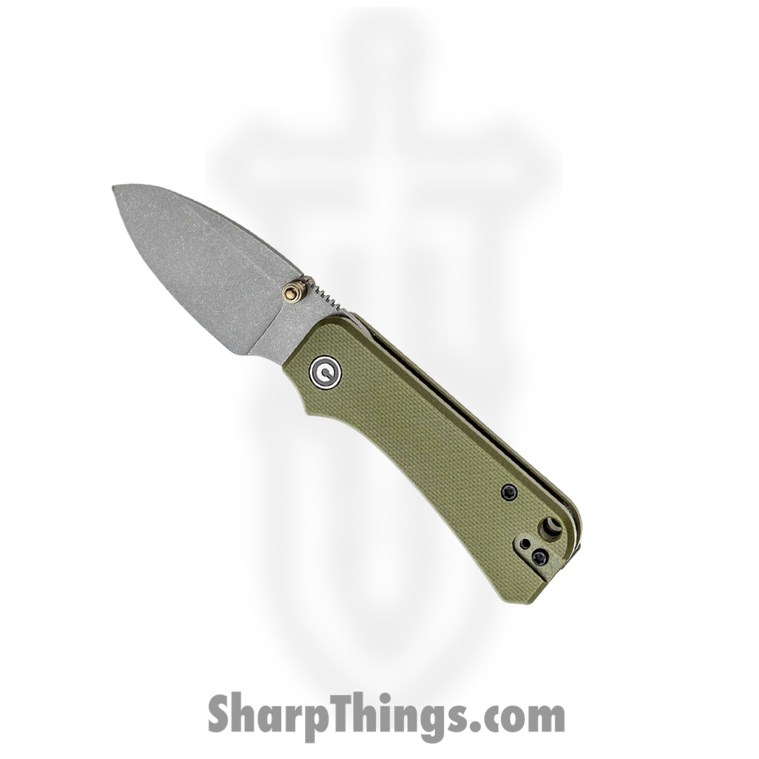 a14cb8e1-7e34-4894-ad0f-7b1c6fff2d62_CIVC19068S5_1.jpg Civivi - CIVC19068S5 - Ben Petersen Baby Banter Folding Knife - Nitro-V Stainless G10 - Green - Image 1