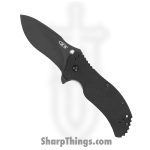 Zero Tolerance - ZT0350 - Linerlock - Assisted Open Knife - S30V Coated Drop Point - G10 - Black