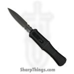 Benchmade - 3370SGY - Claymore - OTF Auto - CPM-D2 Coated Dagger P/S - Grivory - Black