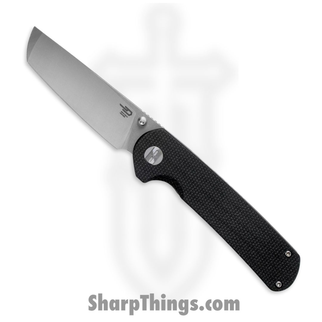 a2492036-f872-4d7c-babf-cbe98193590f_BTKG31C_1.jpg Bestech Knives - BTKG31C - Sledgehammer Linerlock - Folding Knife - D2 Satin Tanto - Micarta - Black - Image 1