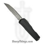Microtech - 1241-11AP - Cypher II - OTF Auto - M390MK Apocalyptic Wharncliffe - 6061-T6 Aluminum - Black