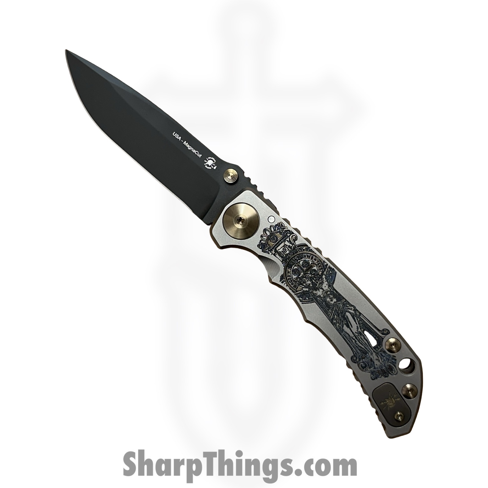 a37ec84a-5d51-4ffc-81b4-6df9d1ad7e1d_SF5CRUS_1.jpeg Spartan Blades - SF5CRUS - Spartan Harsey - Folding Knife - CPM MagnaCut Coated Drop Point - Titanium - Crusaform - Image 1