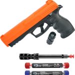 Umarex - 2292131 - Prepared to Protect T4E HDP 50 Cal. Less Lethal Pepper Pistol Kit - Orange and Black