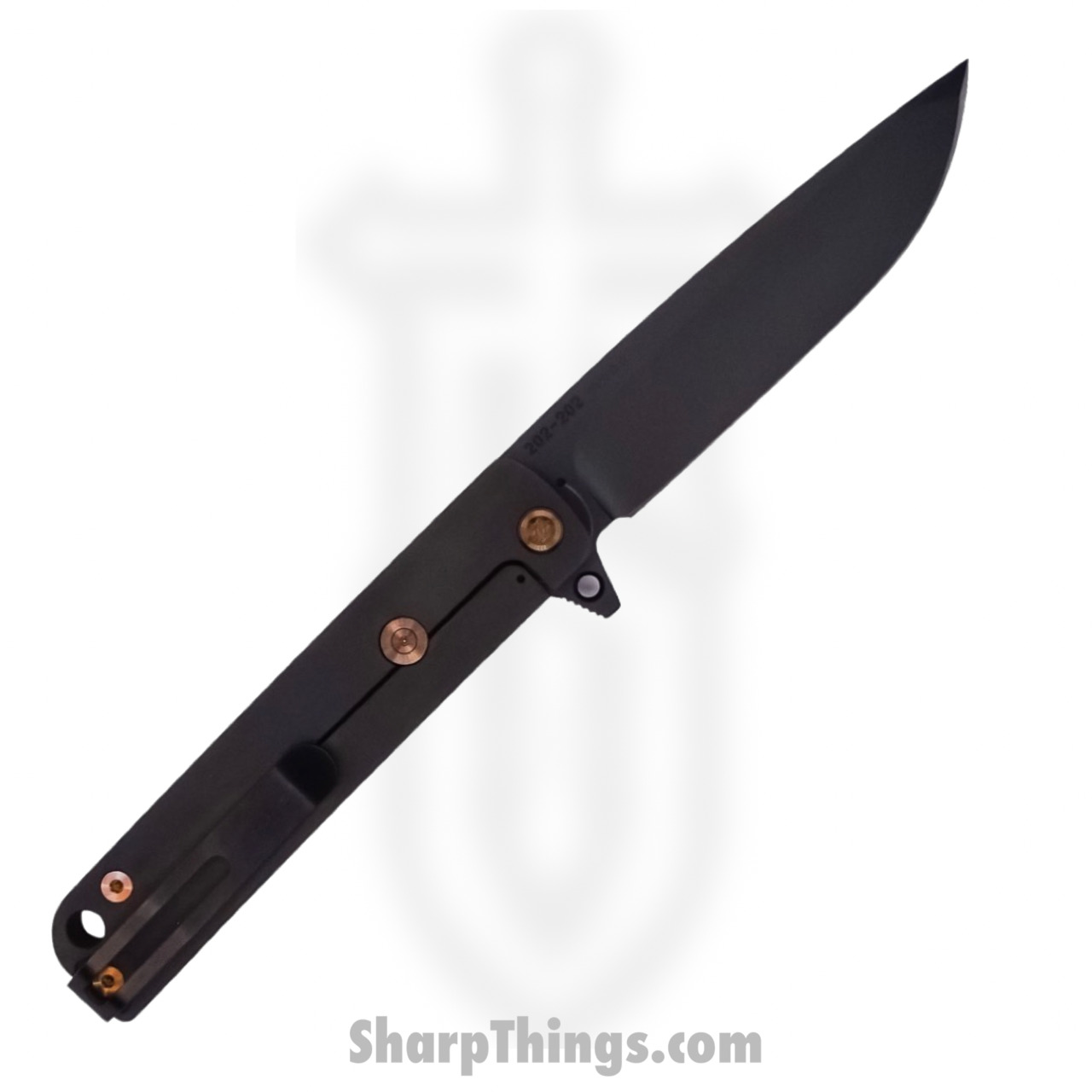 a48279e7-13bc-404b-8fc0-1d748b01a994_MK212SPQ-46PV-T1CP-Q4_1.jpg Medford Knife - MK212SPQ-46PV-T1CP-Q4 - M-48 Folding Knife - S35VN PVD - Yellow - Image 1