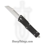 Microtech - 219W-10S - Combat Troodon - OTF Auto - Stonewash Wharncliffe - 6061 T6 Aluminum - Black
