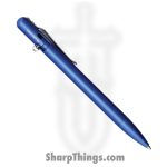 Bastion - BSTN256BL - Slim Bolt Action Pen - Aluminum - Blue