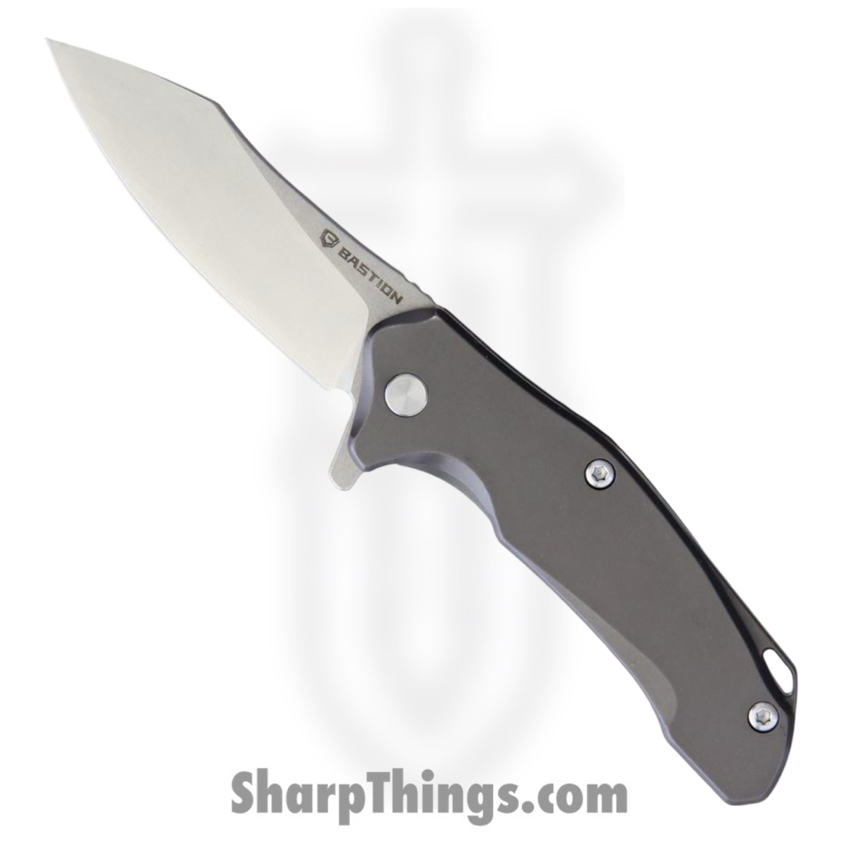 a5988411-92e2-4f31-886f-81a32ab14cd6_BSTN228_1.jpg Bastion - BSTN228 - Mini Braza Bro - Folding Knife - D2 Satin Wharncliffe - Stainless - Gray - Image 1
