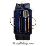 Lamson - 33573 - 3 Piece Premier 20" Walnut Barbeque Set