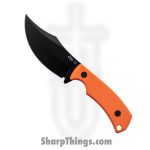 Case Cutlery - CA76937 - CT3 Hunter - Fixed Blade Knife - Carbon Steel Coated Skinner - G10 - Orange