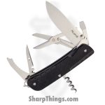 Ruike - RKELD31B - LD31 Multi Tool - Folding Knife - 12C27 Polished Drop Point - G10 - Black