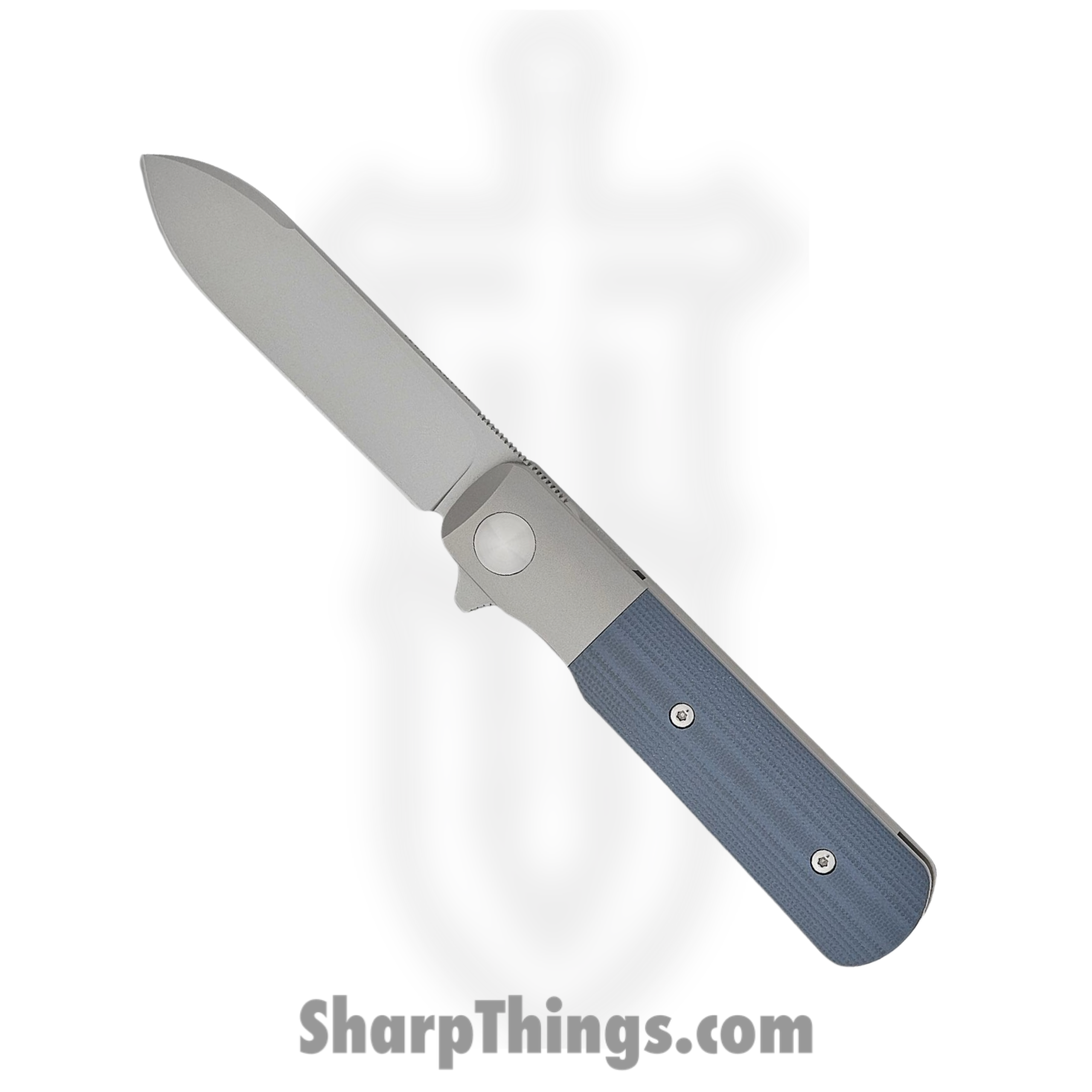 a86a03e4-05cd-43a6-9315-02c7cbd93859_10714_1-scaled-1.png Terrain 365 - 10714 - Otter Flip ATB - Folding Knife - Terravantium™ Dendritic Cobalt Matte Spear Point - G10 - Gray - Image 1