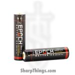 Epoch - 18650-35-PUSB - 18650 3500mAh 8A USB Rechargeable Protected Battery - Black