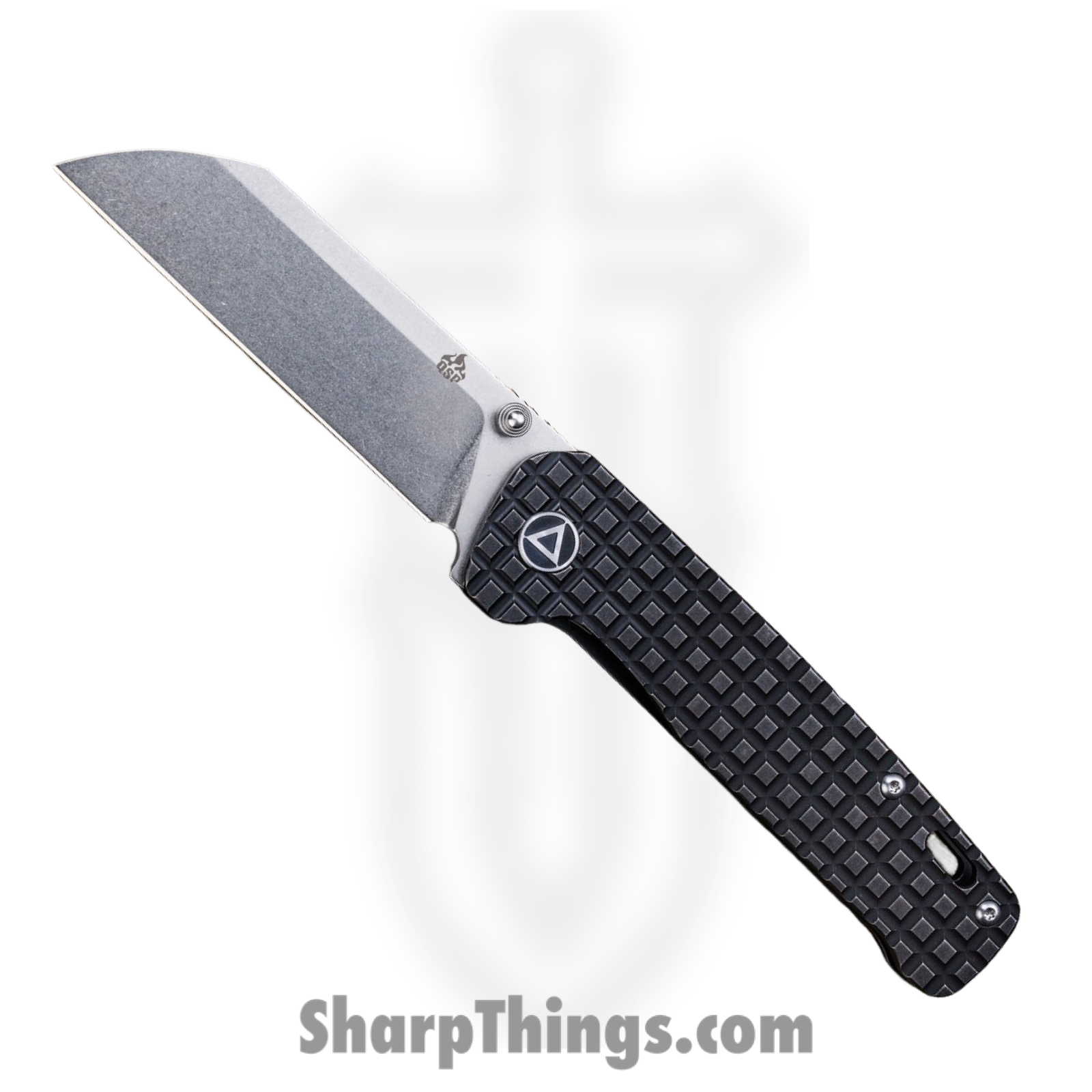 aadef9f5-612c-46ed-8a8a-b19438ce6c97_QS130-NFRG_1.png QSP - QS130-NFRG - Penguin - Folding Knife - 154CM Stonewash Sheepsfoot - Titanium Frag - Black - Image 1