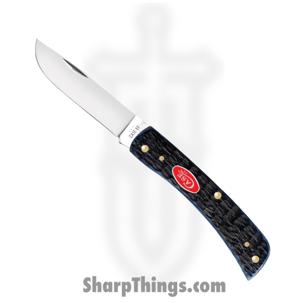 ab752352-476e-41da-98be-c77cadf7dcf0_CA06890_1.jpg Case Cutlery - CA06890 - Sod Buster Jr - Folding Knife - Tru-Sharp™ Stainless Polished Skinner - Jigged Bone - Blue - Image 1