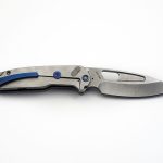 Medford Knife - MK031STQ-01TM-TFC2-BN - Infraction Folding Knife - S35VN Titanium - Grey and Blue - FLM HW
