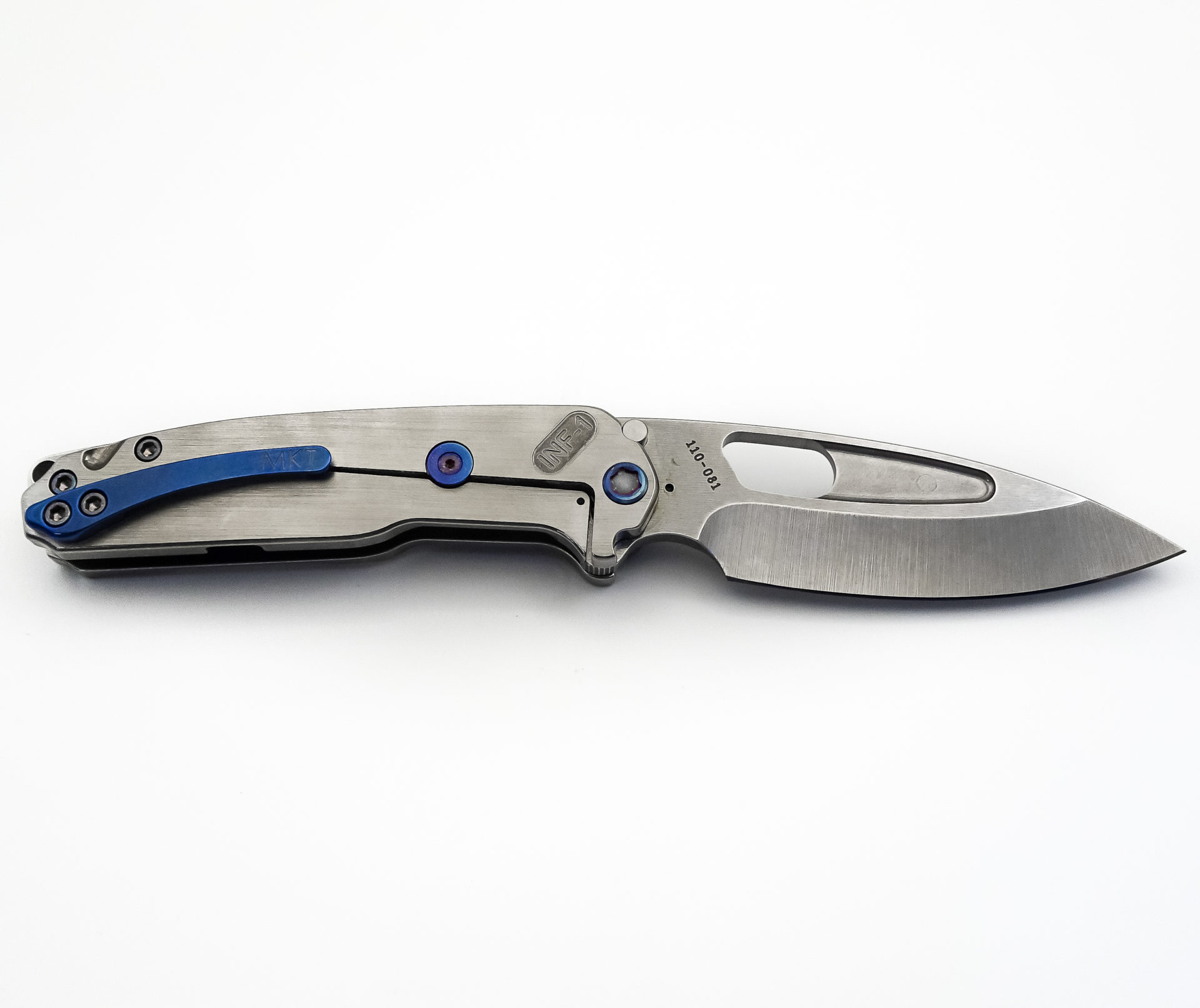 ab9813d3-959a-4e2b-af65-0b35c7770527_MK031STQ-01TM-TFC2-BN_1.jpg Medford Knife - MK031STQ-01TM-TFC2-BN - Infraction Folding Knife - S35VN Titanium - Grey and Blue - FLM HW - Image 1
