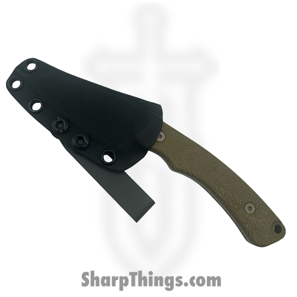 abb33c53-d8e3-49a2-bdc5-61f9b0e90728_20-RK-MC01-RMGR_1.jpg Tactile Knife Co. - 20-RK-MC01-RMGR - Redhawk Kydex - Fixed Blade Knife - CPM MagnaCut Tumbled Wharncliffe - Micarta - Green - Image 1