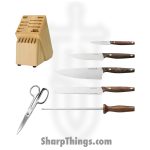 Lamson - 56544 - 7 Piece Vintage Knife Light Maple Block Set
