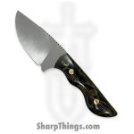 Cave Blades - CBSamDP1023c - Samaritan - Fixed Blade Knife - 154CM Satin Drop Point - Raffir Noble - Bronze Copper