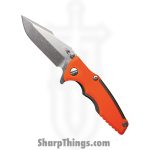 Hinderer - RHK-112624B - Eklipse 3.0 - Folding Knife - 20CV Stonewash Spanto - G10 - Orange