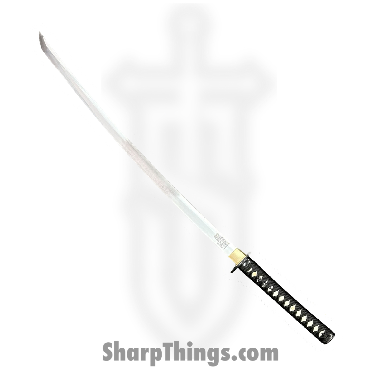 ae82efd8-81d9-4525-8aea-8bb72332257c_KILLBILL0125_1.jpg SBC - KILLBILL0125 - Kill Bill - Fixed Blade Knife - 65Mn Polished Katana - Cord Wrapped - Black - Image 1